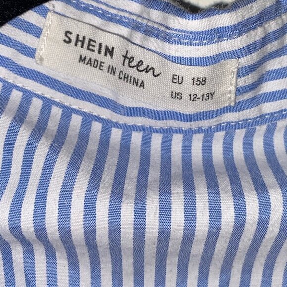 teen boho floral striped dress Size 12-13Y - Picture 12 of 13
